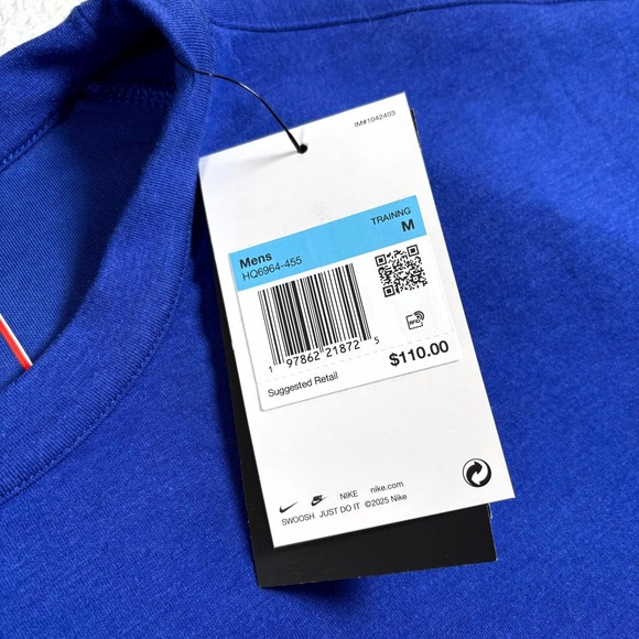 Nike Dri Fit 24.7 Sweatsuit Mens Medium Blue Impossibly Soft Loose Fit Training - Picture 2 of 7